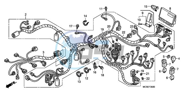 WIRE HARNESS (ST1300)