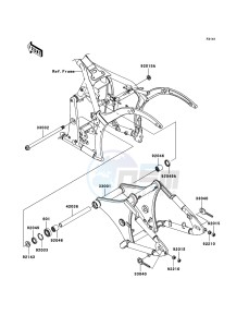 VN900 CLASSIC VN900BCFA GB XX (EU ME A(FRICA) drawing Swingarm