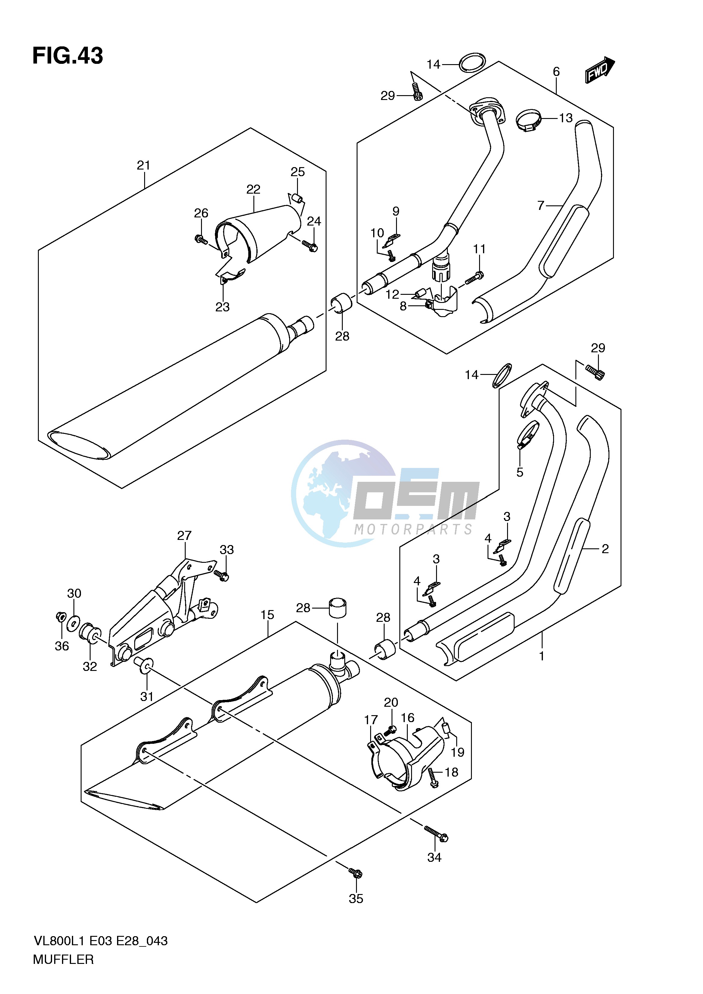 MUFFLER (VL800TL1 E3)