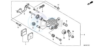 FJS400D9 F / CMF drawing PARKING BRAKE CALIPER