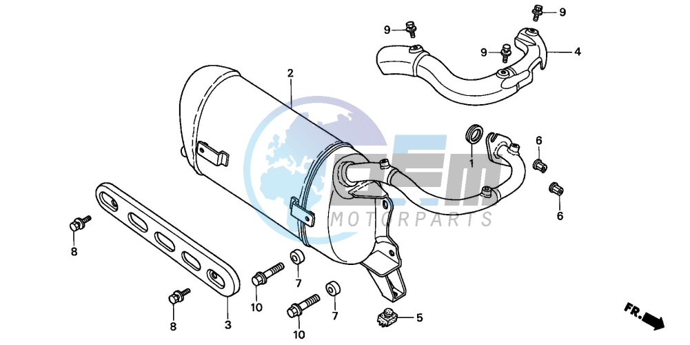 EXHAUST MUFFLER