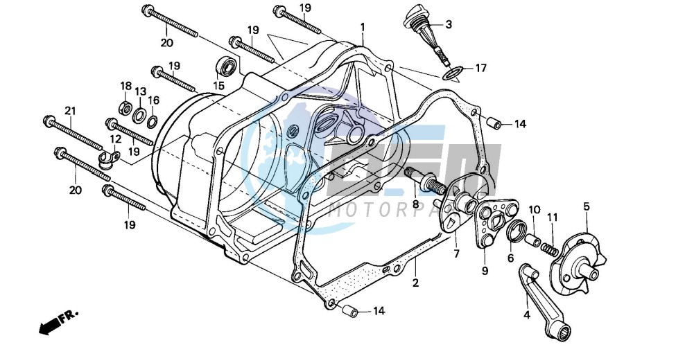 RIGHT CRANKCASE COVER