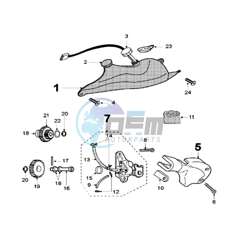 OIL TANK / OIL PUMP PRICOL