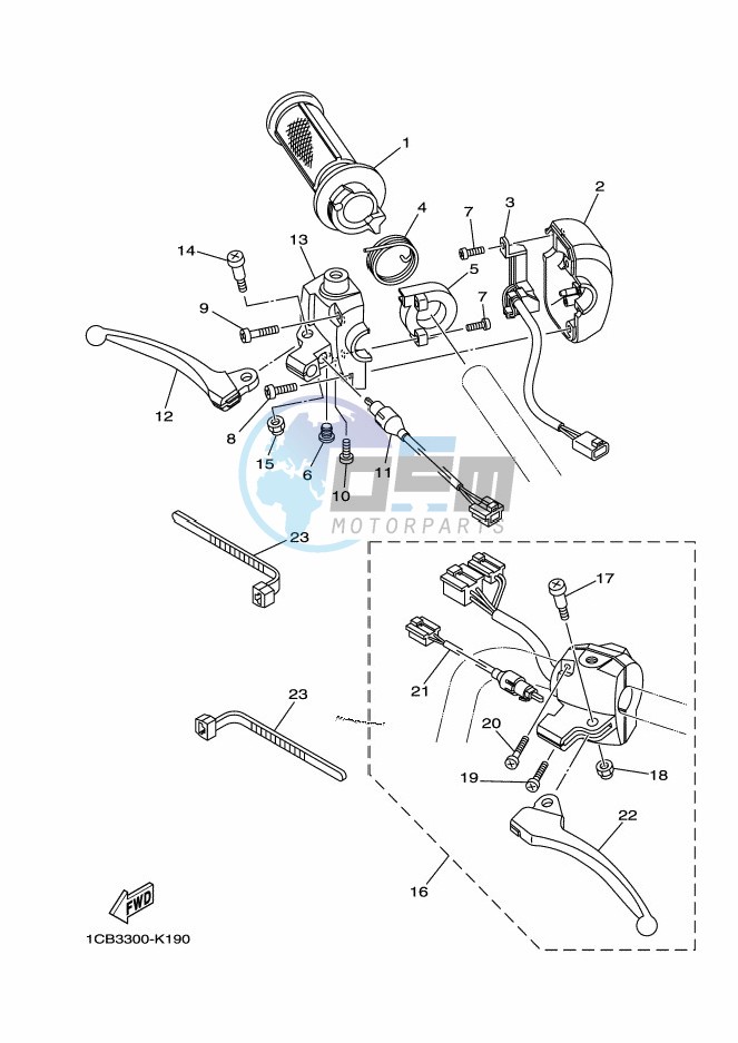 HANDLE SWITCH & LEVER