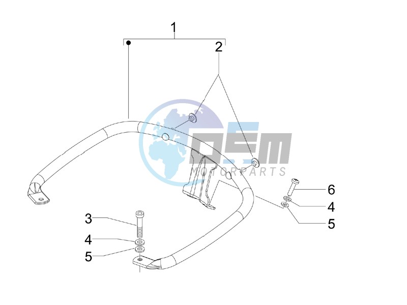 Rear luggage rack