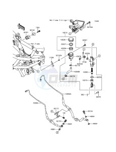 NINJA_250SL_ABS BX250BFS XX (EU ME A(FRICA) drawing Rear Master Cylinder