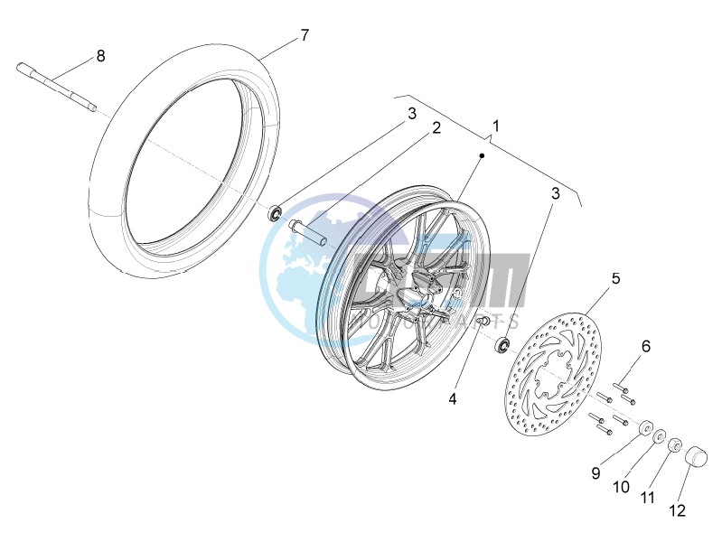 Front wheel