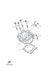 YFM700R (BMD6) drawing CYLINDER