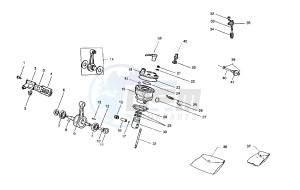 Pegaso 50 GT and LS drawing Crankshaft - cylinder