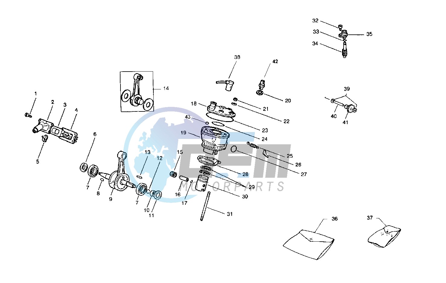 Crankshaft - cylinder