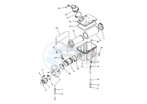 ATV 400 drawing INTAKE