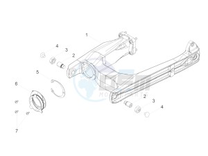 V9 Bobber 850 (USA) drawing Swing arm