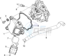 MP3 125 ie Touring drawing Cylinder head cover