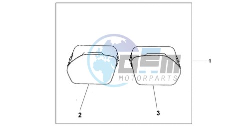 PANNIER INNER BAG SET