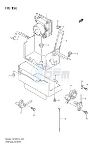 DL650 (E3) V-Strom drawing HYDRAULIC UNIT (DL650AL1 E33)