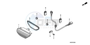 TRX500FPEA U / EC PS drawing TAILLIGHT