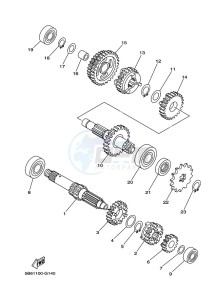 TT-R110E (B51P) drawing TRANSMISSION