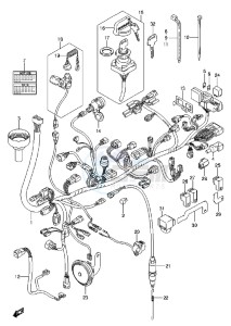 LT-A750X drawing WIRING HARNESS (LT-A750XL3 P17)