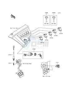 MULE PRO-DX KAF1000EGF EU drawing Ignition Switch