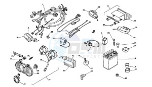 Tuareg Rally 50 drawing Wiring harness