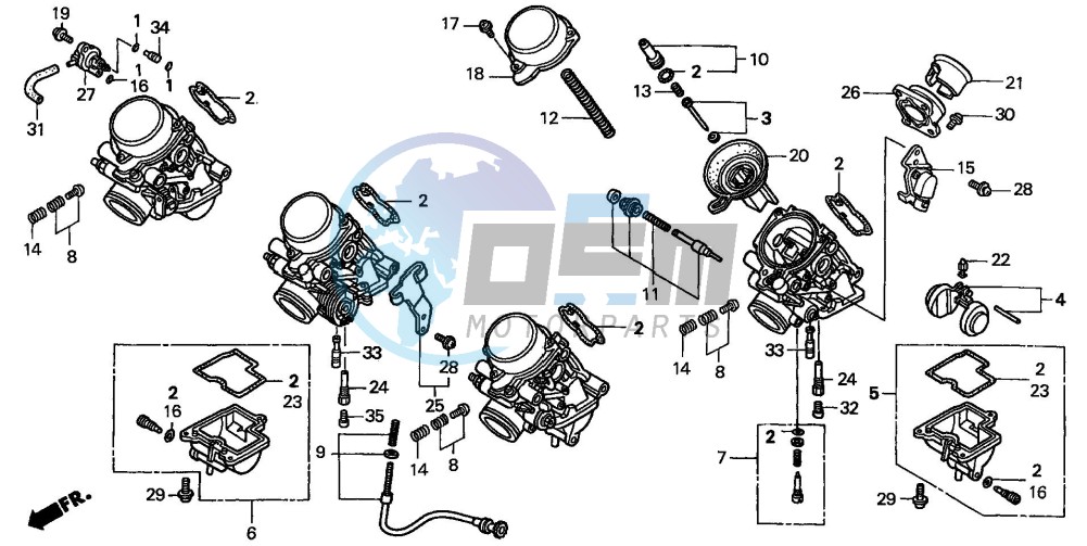 CARBURETOR (COMPONENT PARTS)