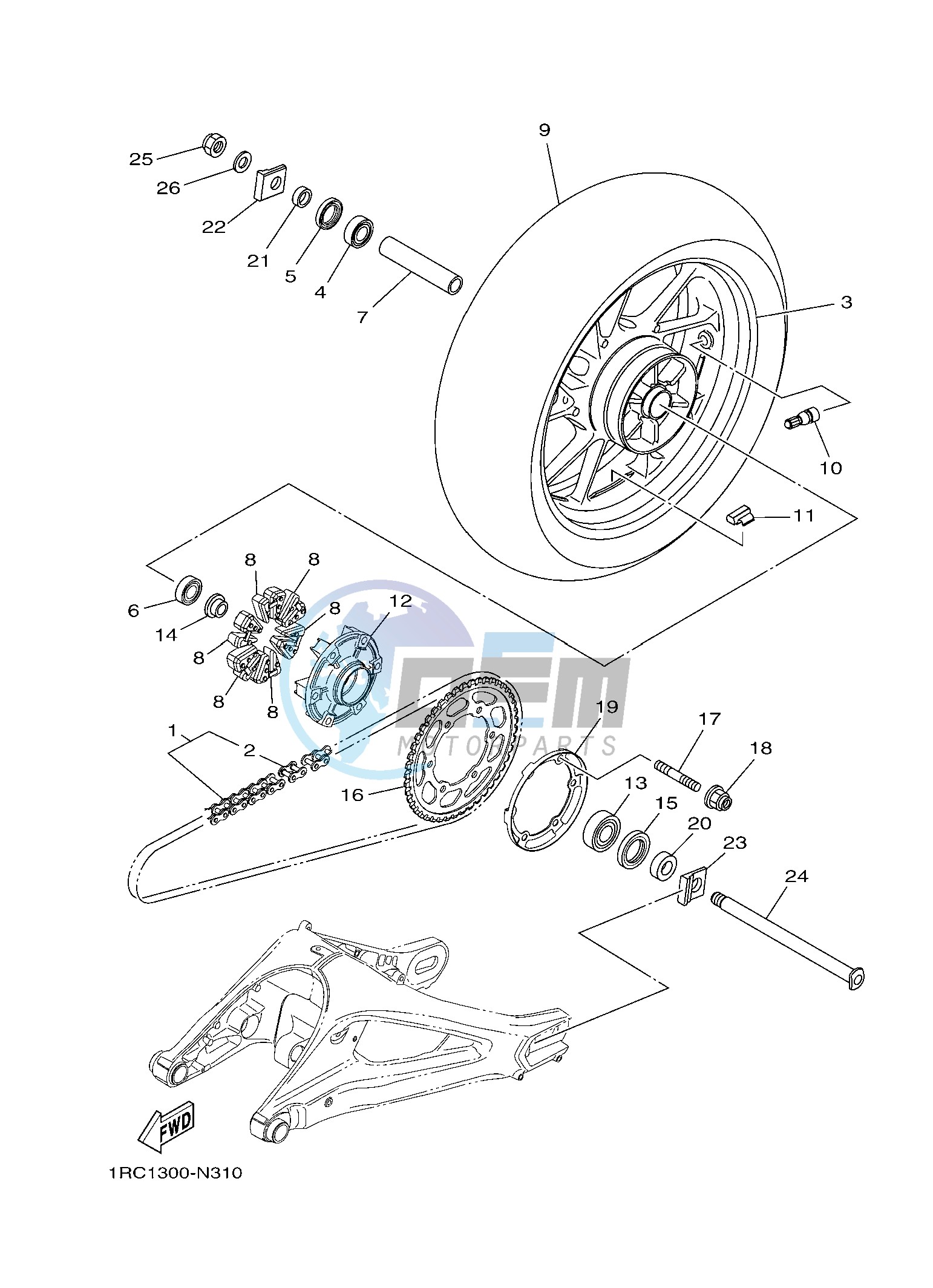 REAR WHEEL