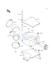 JF 650 B [TS] (B3-B7) [TS] drawing INTAKE SILENCER