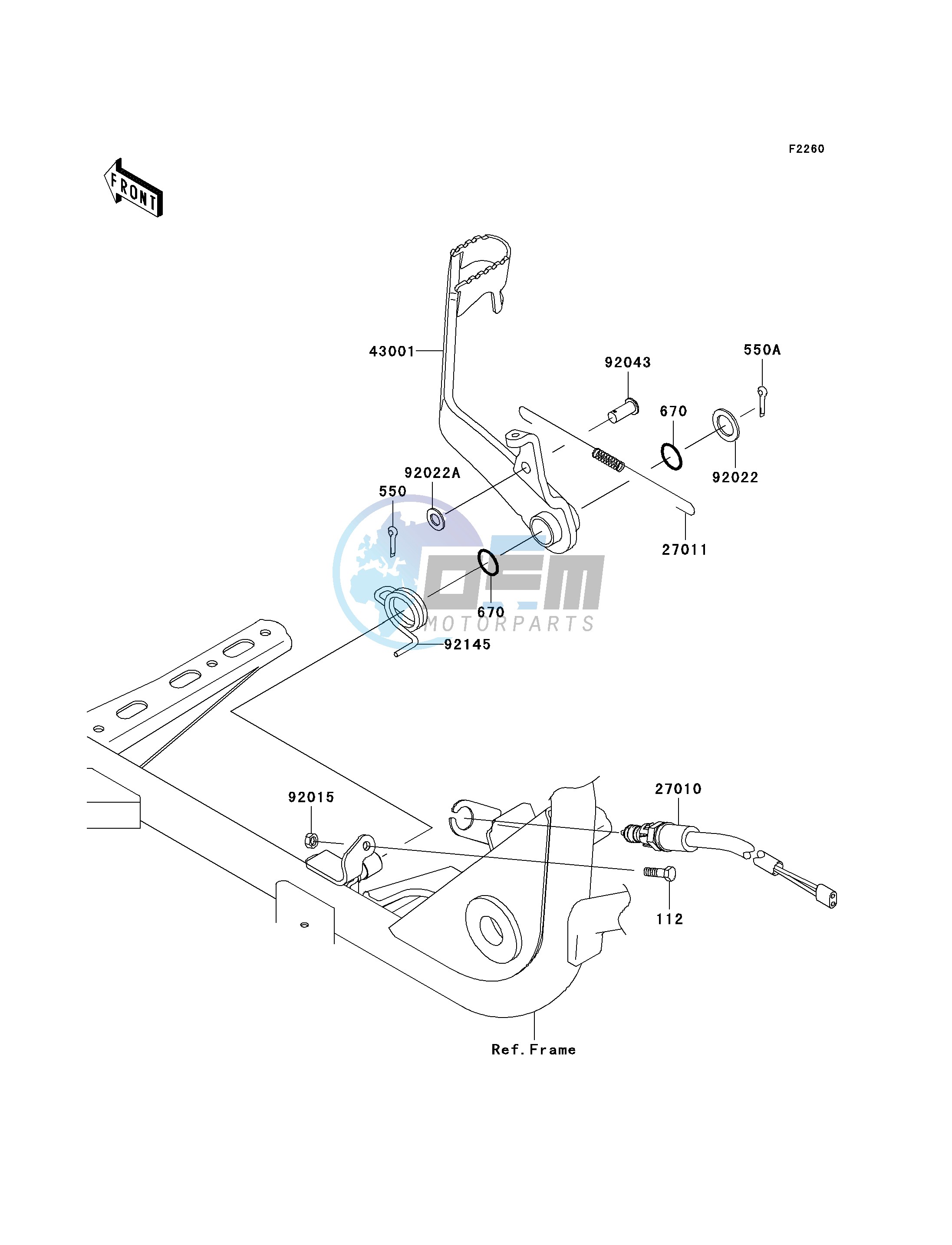 BRAKE PEDAL