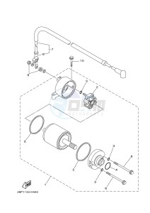 YFM700FWBD YFM70KPSG KODIAK 700 EPS SPECIAL EDITION (B323) drawing STARTING MOTOR