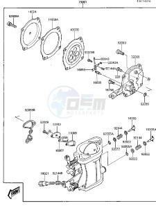 JF 650 A [X2] (A1-A2) [X2] drawing CARBURETOR