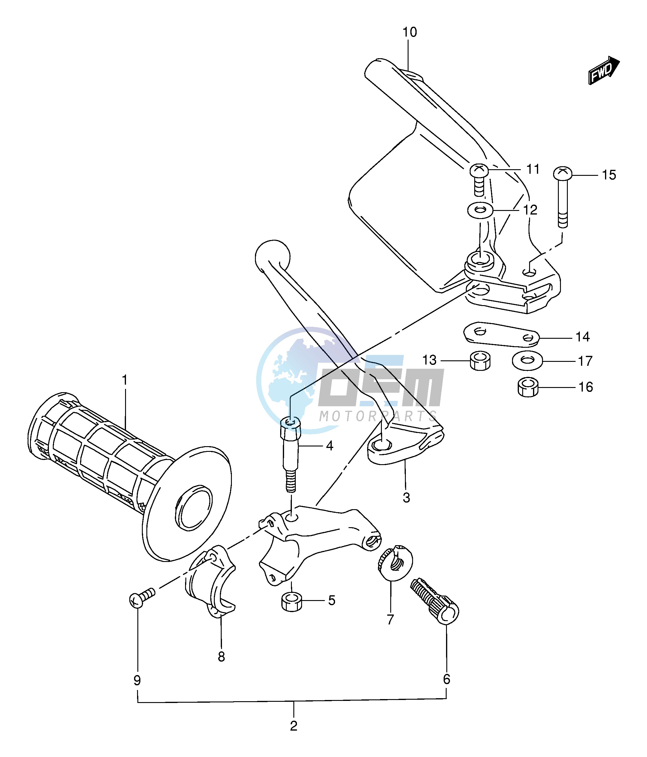 LEFT HANDLE LEVER