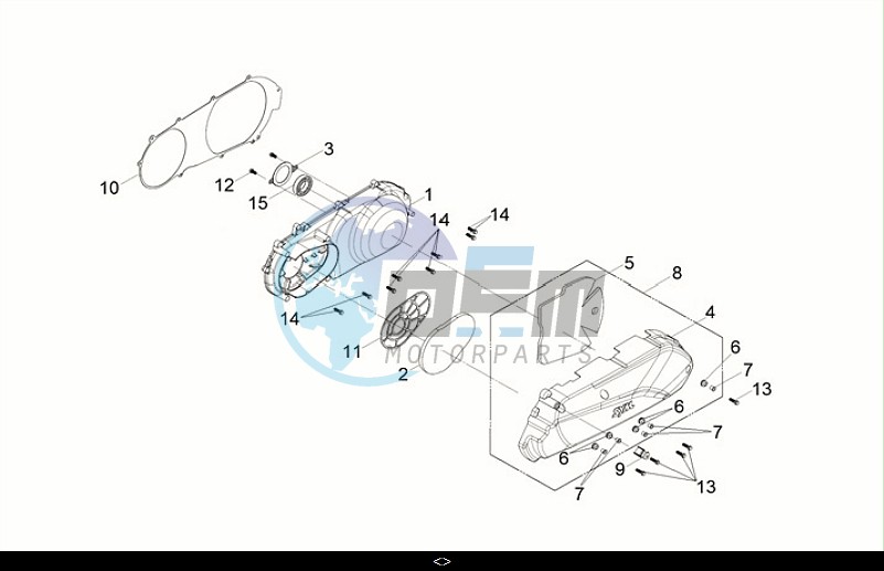 L. CRANK CASE COVER