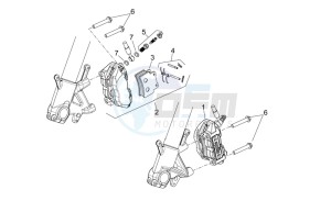 NA 850 Mana drawing Front brake caliper