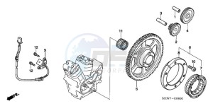 NT700VAA UK - (E / ABS MKH) drawing PULSE GENERATOR/ STARTING CLUTCH