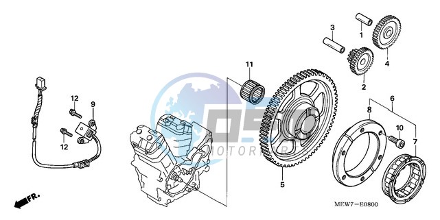 PULSE GENERATOR/ STARTING CLUTCH