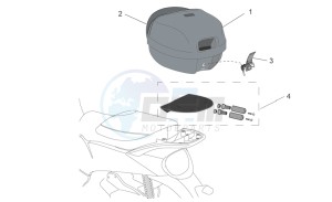 Scarabeo 400-492-500 Light drawing Acc. - Top/cases II