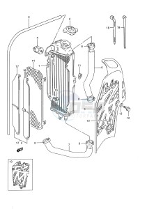 RM80 (E28) drawing RADIATOR (MODEL R S)