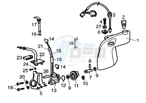 SENDA R RACER - 50 cc drawing OIL PUMP