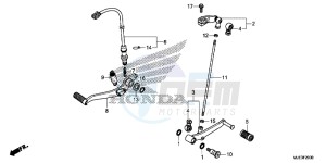 CBR650FAE CBR650FAE 2ED - (2ED) drawing PEDAL