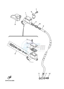 TT-R125LWE (2PTJ) drawing FRONT MASTER CYLINDER