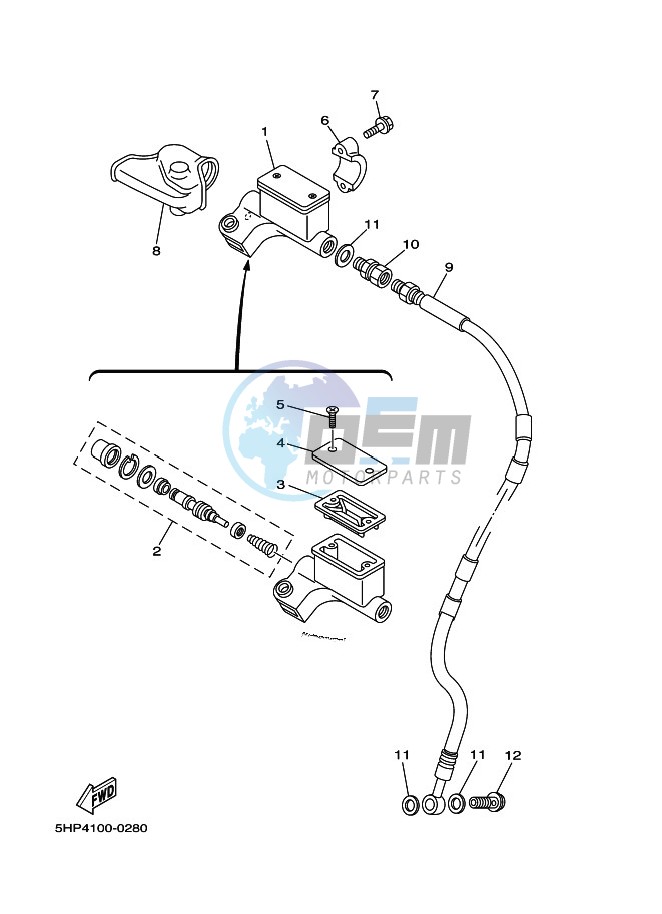 FRONT MASTER CYLINDER