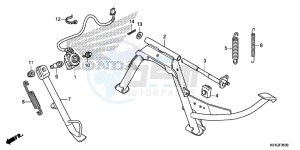 SH125DG SH125D E drawing STAND