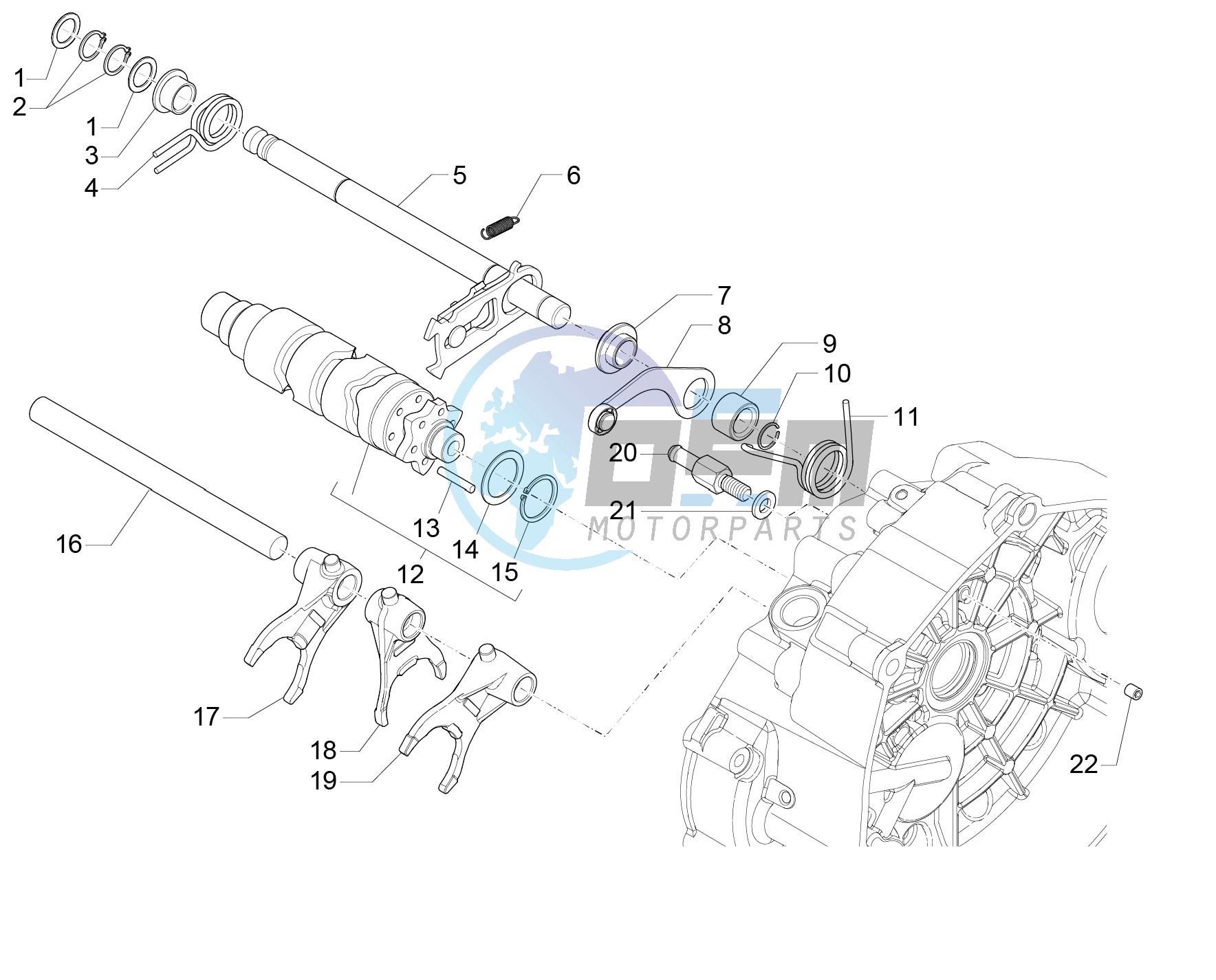 Gear box selector