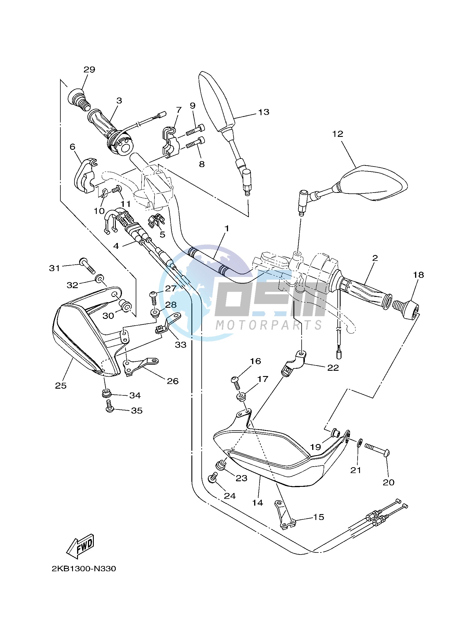 STEERING HANDLE & CABLE