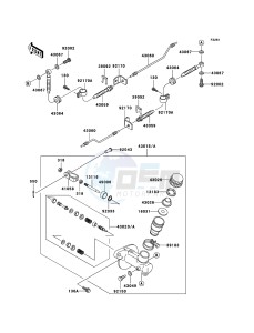 MULE 3000 KAF620-G5 EU drawing Master Cylinder