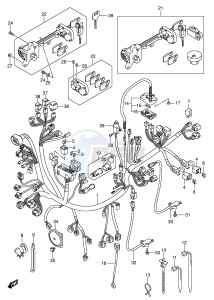 AN650 (E2) Burgman drawing WIRING HARNESS (AN650K5 E24)