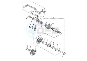 WR F 450 drawing KICK STARTER