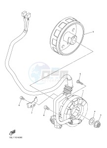 YZ450F (1SL5 1SL6 1SL7 1SL8) drawing GENERATOR