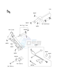 KLX 110 A (KLX110 MONSTER ENERGY) (A6F-A9FA) A8F drawing CHASSIS ELECTRICAL EQUIPMENT