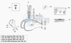 California 1100 EV PI Cat. Stone/Touring PI Cat drawing Fuel tank